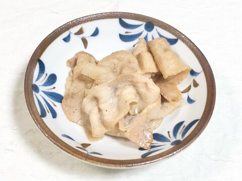 簡単⭐豚バラ肉のニンニク醤油炒め